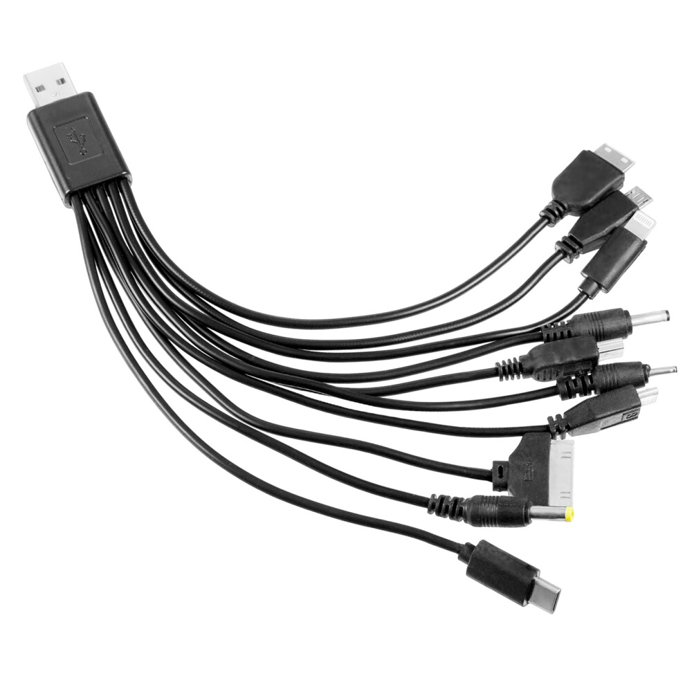 Universal Usb Charging Cable 10 In 1 Multidevice Charger Cord With Data Sync For Phones Cameras Psp 9094768971451