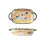 Large Capacity Ceramic Baking Dish with Handle,  Temp Resistant OvenSafe Tray 19.6cm 1