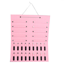 Children's Felt Hanging Storage Bag Pink, 49.5x40cm Accessories Organizer