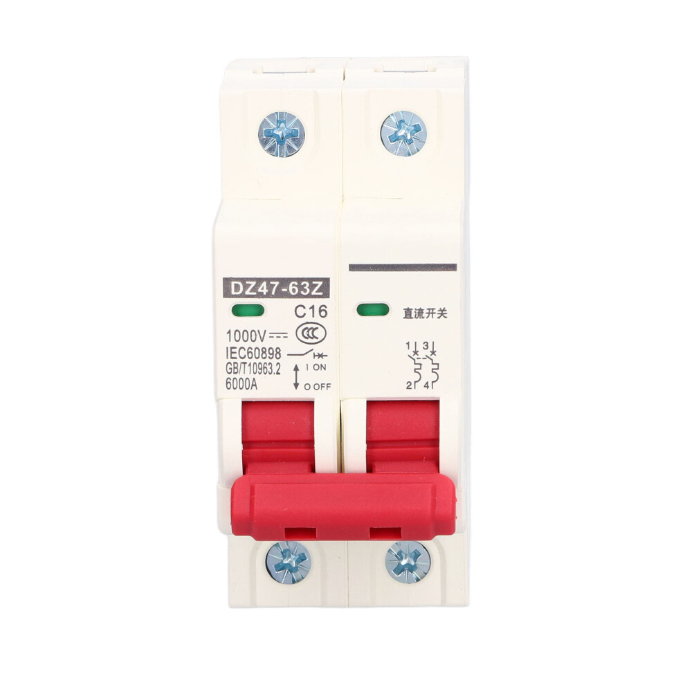 Modular 2P Low Voltage Dc Circuit Breaker 16A 1000V 6000A 3041376638845