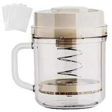 Greek Yogurt Maker and Strainer with Easy Press Design, Three Reusable Filter Bags for Home Kitchen