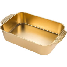 Stainless Steel Deep Roasting Pan with Heat Resistant Easy Clean Design for Meat and Vegetables