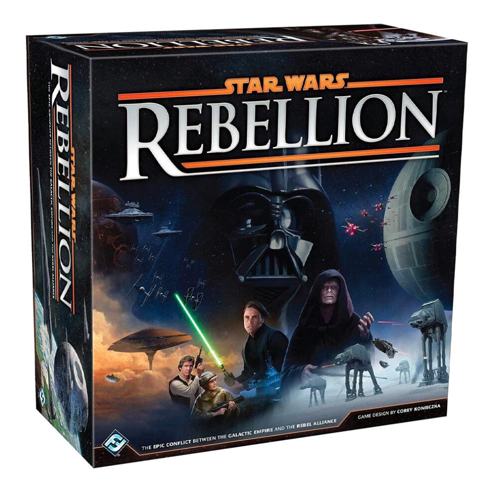 Asmodee Star Wars: Rebellion Board Game - Epic Galactic Empire Vs Rebel Alliance Conflict, Tabletop