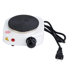 Hot Plate Electric Portable Stove 110V Single Burner 1500W Fast Heating with Adjustable Temperature Control for Kitchen Camping and RV