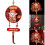 Pendentif de divinités chinoises-Composition florale 3