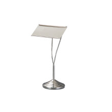 Elegant Display For Places Cards And Menus-Silver 8 inches