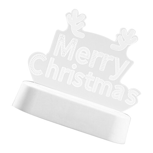 Bright LED Acrylic Christmas Ornament Table Lamp-Type A