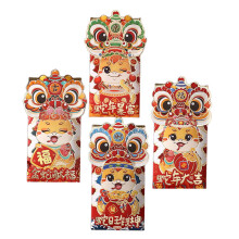 Set of 4 Festival Packets for Chinese New-golden snake offerin