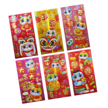6pcs Money Packets with Unique Snake Designs for 2025-JY004