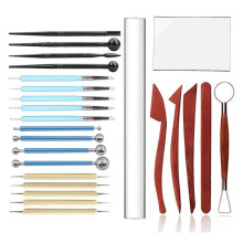 Modeling Tools for Creative Minds, Air Dry Clay Tools Set with Professional Carving and Shaping Instruments, Complete Sculpting Tools Kit for Polymer