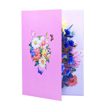 User Friendly 3D Daisies Greeting Card Artistic Daisies 3D