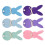 6pcs Rabbit Cutlery Bags Rabbit Utensil Pocket For Easters-5 1