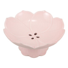 Elegant Lotus Ceramic Cake Stand Footed Fruit Plate for Parties Dessert and Snack Display