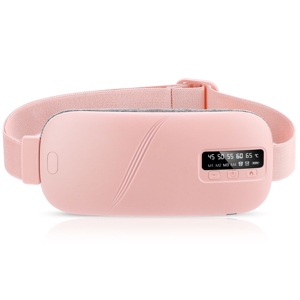Pink (Pink) Women's 4 Modes Period Heating Belt Menstrual Relief Abdominal