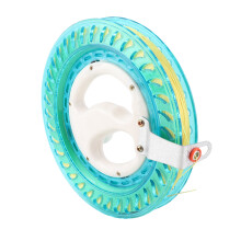 ABS Crystal Reel Fly Fishing Spool 22cm 450m Line Blue