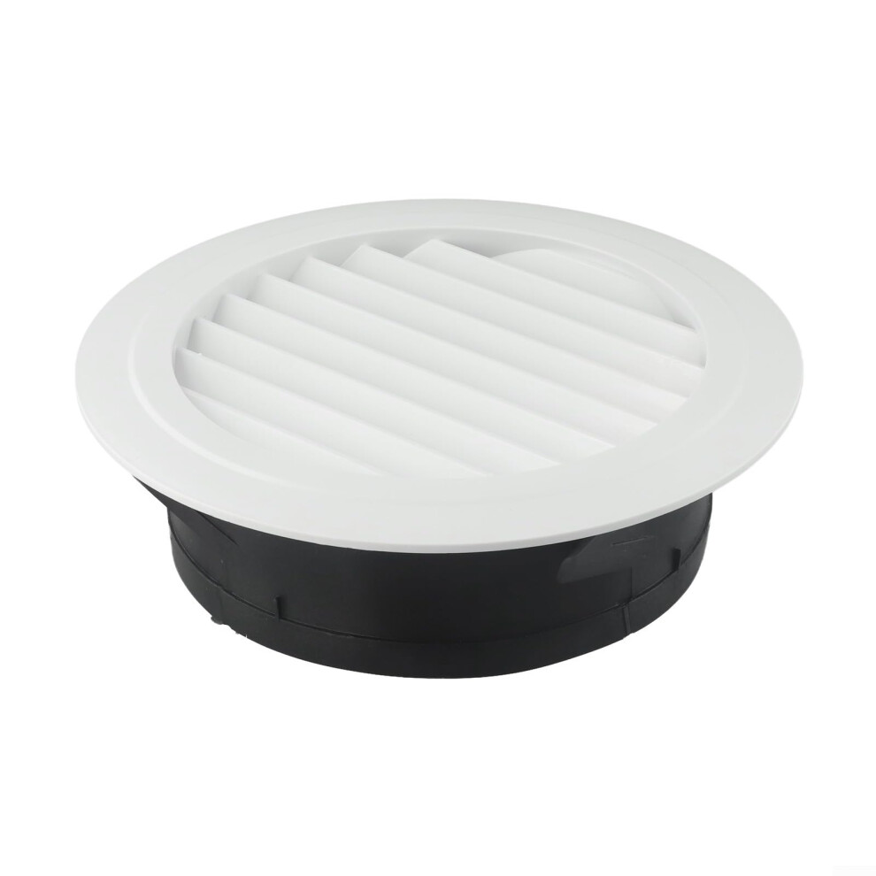 Round Louvered Vent Cover 200Mm With Adjustable Airflow Control And Weatherproof Abs Grille 9199774731072
