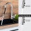 Touchless Kitchen Faucet with Pull Down Sprayer, Motion Sensor, 360 Swivel, Brass Finish 3