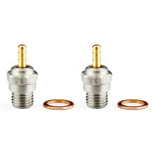2X 70117 Glow Plug for T1 N3 N4 Hot Spark Nitro Engine Parts Replace OS 8 for HPI Redcat 1/8 1/10 RC Car