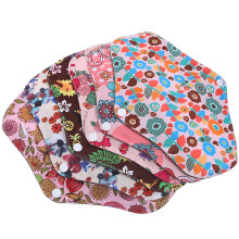 Eco-Friendly 6pcs Bamboo Charcoal Reusable Menstrual Pads 18x25cm Women Care