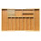 VaeFae Extra Large Kitchen Utensil Holder, Bamboo Silverware Drawer Organizer, Expandable Cutlery O 1