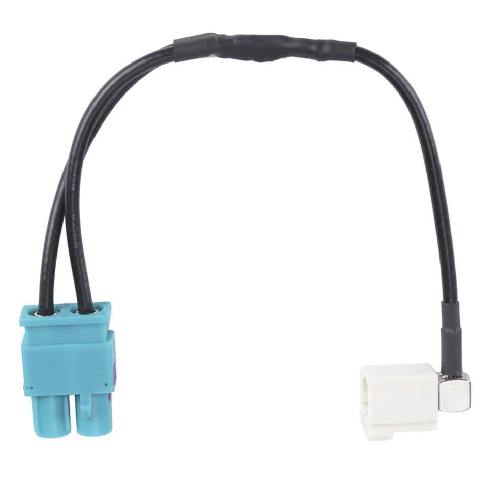 2 To 1 Mib Antenna Adapter Fakra Radio Fit For Rcd330 Rcn210 Rcd510 Desay 7891379699734