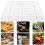 Stainless Steel Cooling Rack 42.5x30cm Rustproof Draining Baking Grill 8