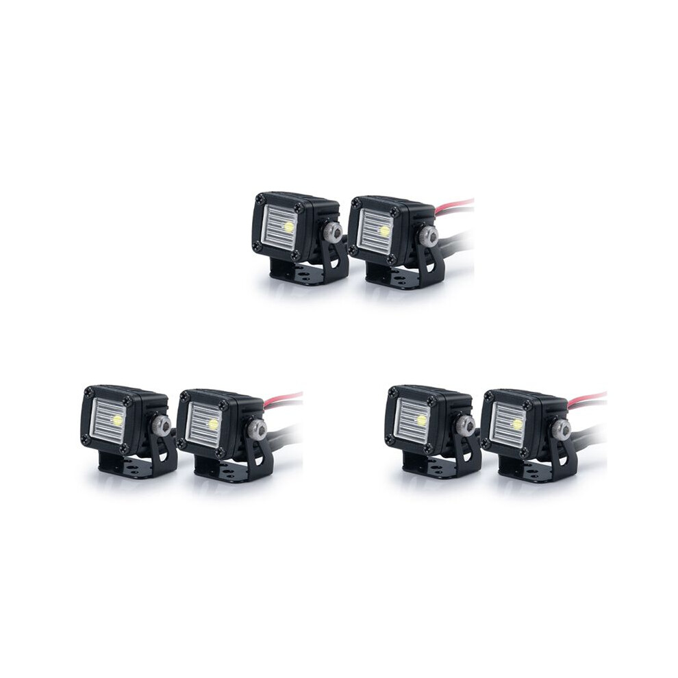 6X Modified Headlights Spotlights Car Top Lights Bumper Lights For Axial Scx10 Trx4 Trx6 1/10,D 6033763752095
