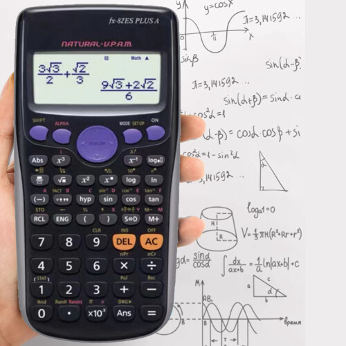 Αριθμομηχανή Math Genius, με δισδιάστατα στατιστικά στοιχεία, οθόνη HD ευρείας οθόνης 2