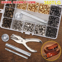 Metal Button Snaps for Shoes Hats Jeans Jackets, Paint-coated Smooth Surface Fade-resistant Press Studs Setter Tools for Clothes Repair, 360 Pieces
