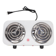 Electric Double Burner Hot Plate 2000W Fast Heating Compact Countertop Stove for Home and RV