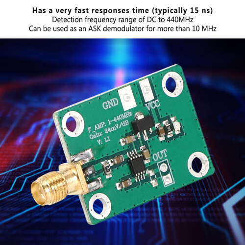RF Power Meter AD8310 0.1‑440MHz Compact Logarithmic RF Detector for Testing 2
