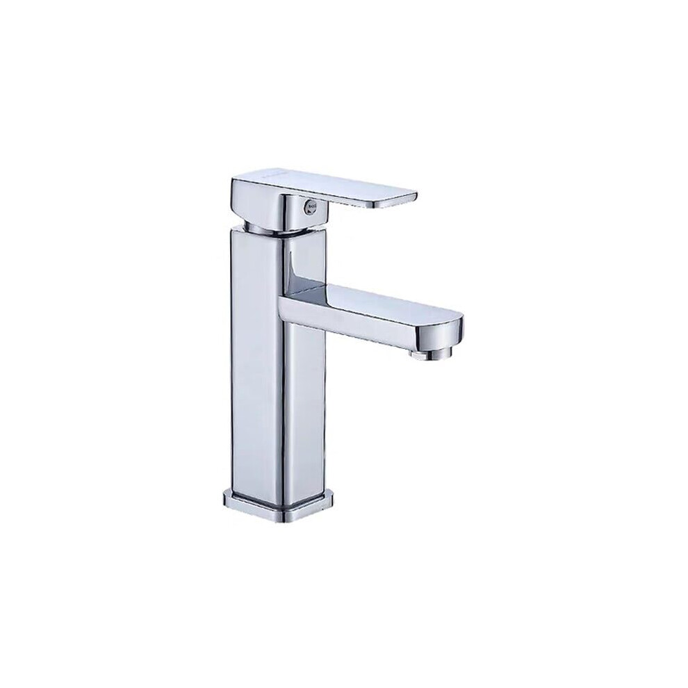 Matte Black Bathroom Faucet Solid Brass Basin Mixer Tap Single Handle Lead Watersaving 9094768975732