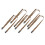 5pcs Khaki PP Braid Cargo Strap Buckle Tie Down Belt 135x2.5cm 15