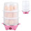 Rapid Egg Cooker For Hard Boiled Eggs, Automatic Shut-Off Egg Boiler With Double Layer Multi Functional Electric Egg Maker Includes Measuring Cup, 5