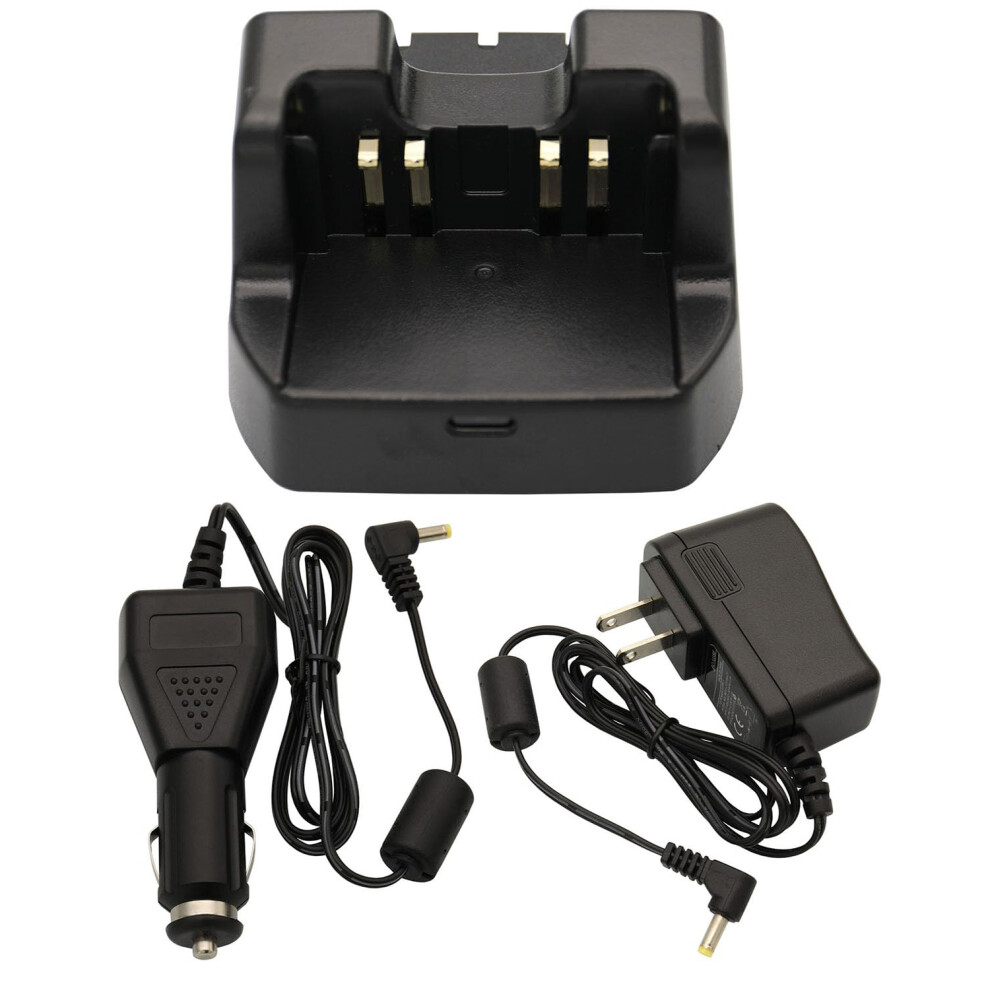 Cd47 Rapid Charger With Car Adapter For Yaesu Vertex Vx Ft Series Radios Dual Power Fast Charging 9187378968062
