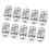 Silver M10 Thread PC4?01 Straight Pneumatic Fittings for 3D Printers 1