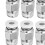 Silver M10 Thread PC4?01 Straight Pneumatic Fittings for 3D Printers 6