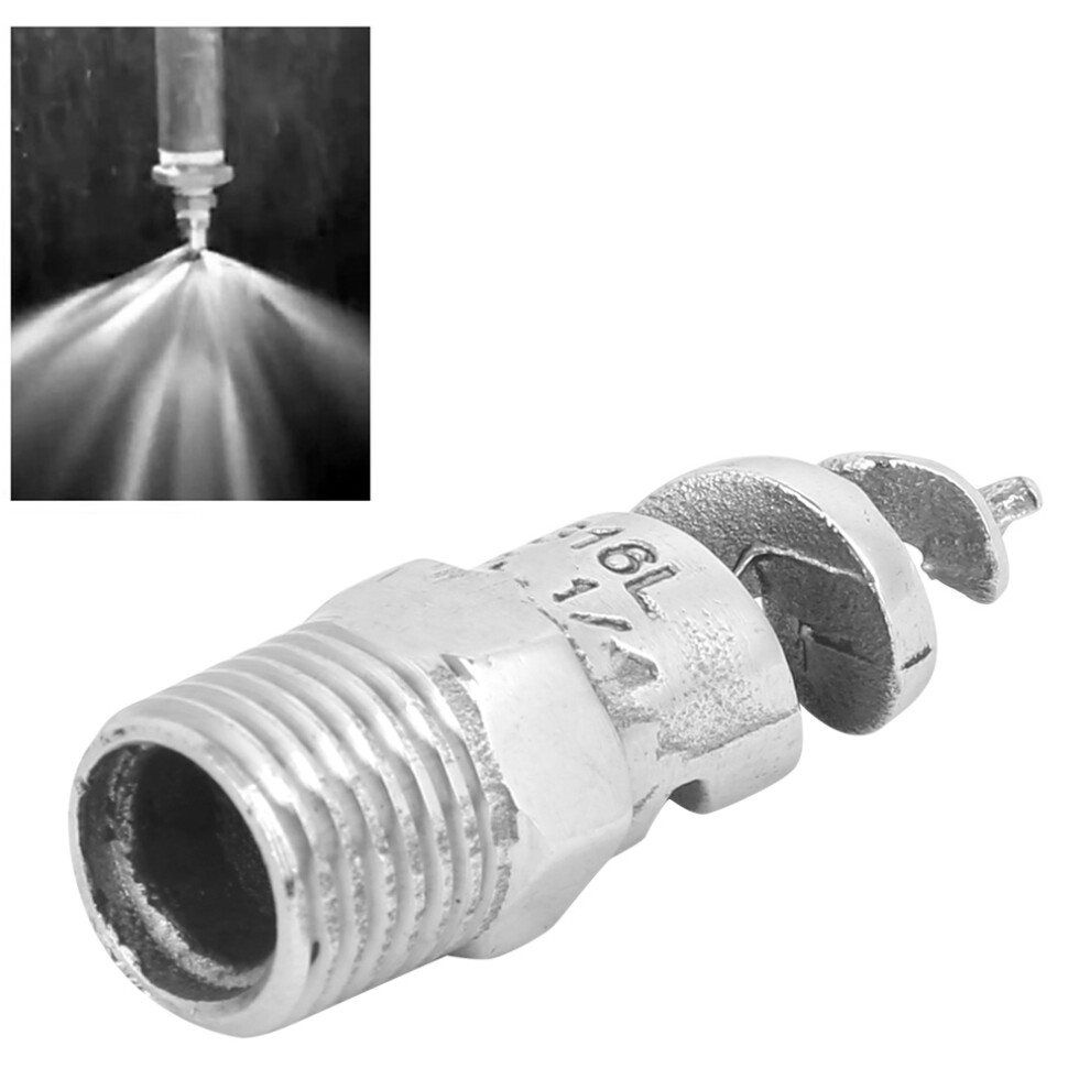 Spiral Nozzle Spjt 316L Stainless Steel Male Thread G1/4 Dn8 Jet 3401379703757
