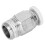 Silver M10 Thread PC4?01 Straight Pneumatic Fittings for 3D Printers 5