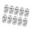 Silver M10 Thread PC4?01 Straight Pneumatic Fittings for 3D Printers 9