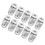 Silver M10 Thread PC4?01 Straight Pneumatic Fittings for 3D Printers 14