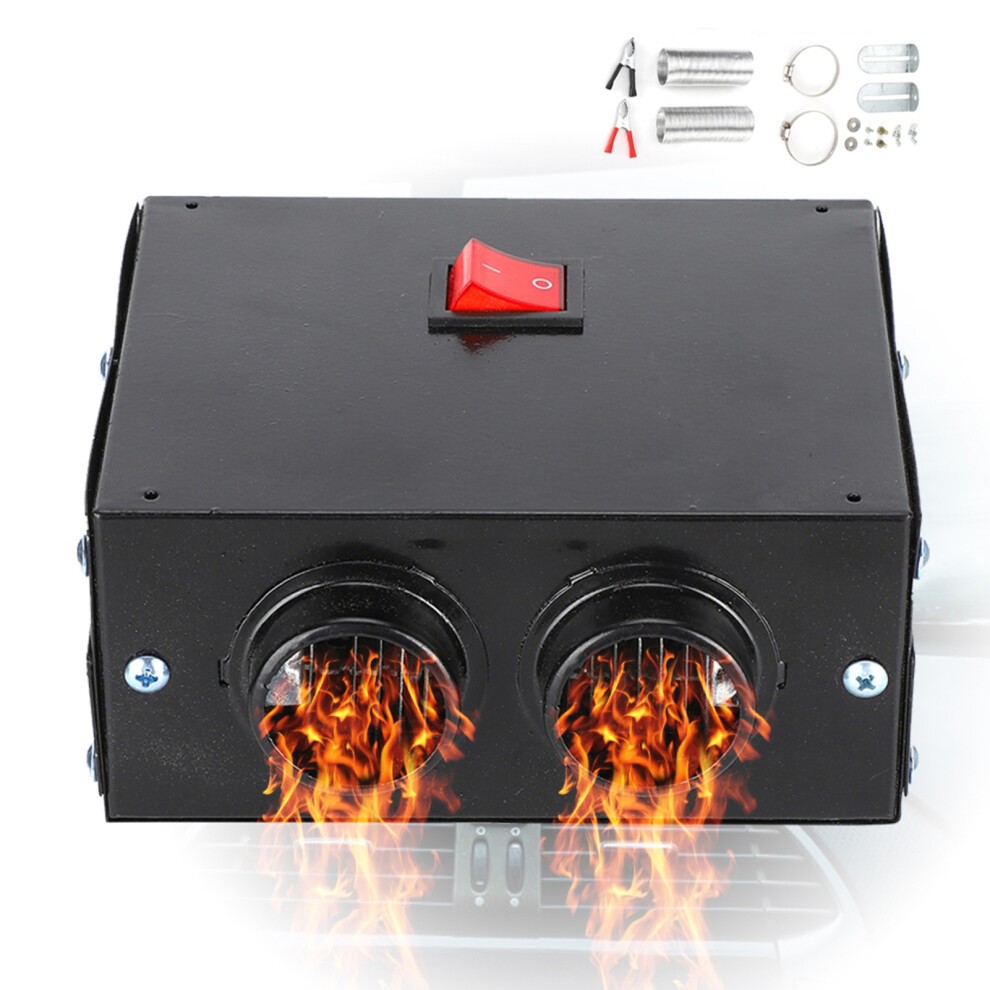 600W 12V Car Heater Warmer Defroster Portable Fast Heating Iron 14.8X11.5x6.5cm 4921379705357