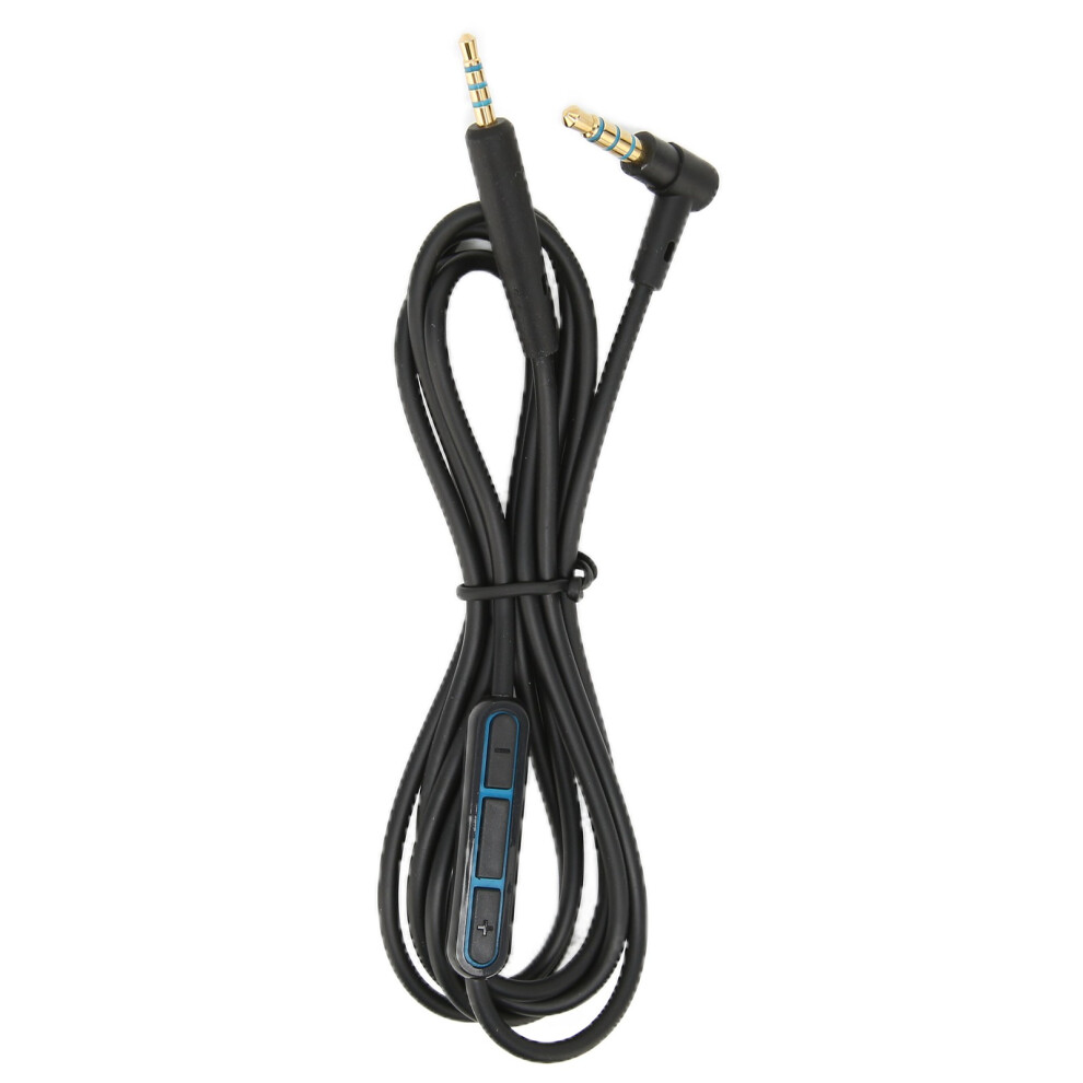 Replacement Audio Cable With Built In Microphone Inline Control For Qc25 Qc35 Compatible With Iphone Samsung And Android Phones, Tangle Free Design 9169997878663