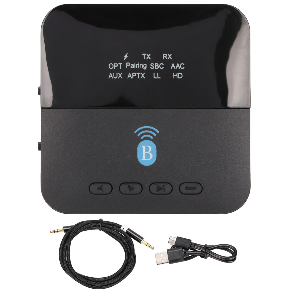 Wireless Music Listening Device With Dual Link Connection, Low Latency Transmission For High Fidelity Sound, Bluetooth Audio Adapter With Hands Free 9482828852152