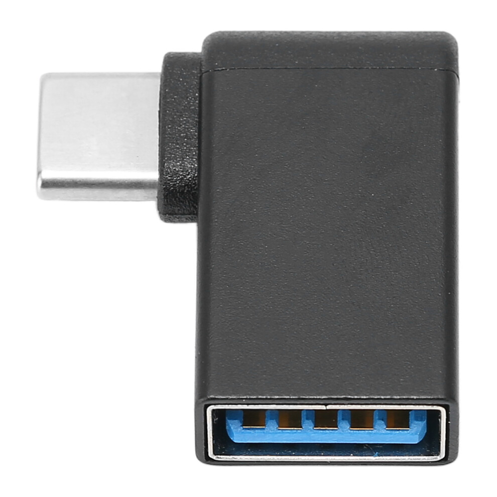 Right Angle Usb C Adapter Durable Aluminum Alloy Usb C Male Female Extender Support Fast Charging And Data Transmission Ideal For Laptop Tablets Phone 9012494718898