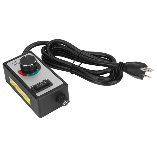 Régulateur de vitesse électronique à variation continue pour ventilateurs centrifuges, commande de vitesse réglable par molette et interrupteur 2
