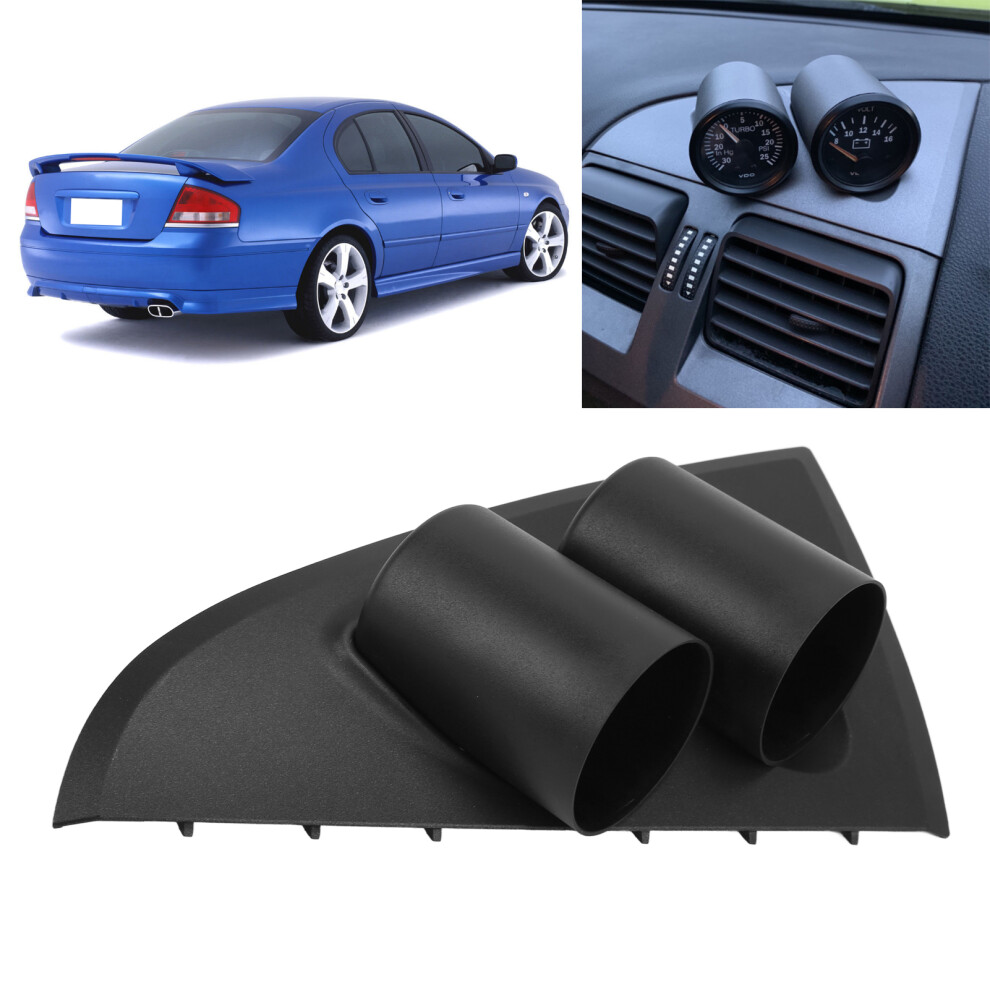 Falcon Dashboard Mount For Dual 2In Gauge Pod Ba Bf Xr6 Xr8 Xr6t Matte Black 8751376677236
