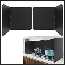 2PCS Stainless Steel Oil Splatter Guard with Adjustable TwoSided Design for Stove and Frying Pan