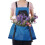 Waterproof Kitchen Apron With Pockets Adjustable BBQ Apron Large Capacity Garden Apron Blue 1