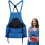 Waterproof Kitchen Apron With Pockets Adjustable BBQ Apron Large Capacity Garden Apron Blue 5